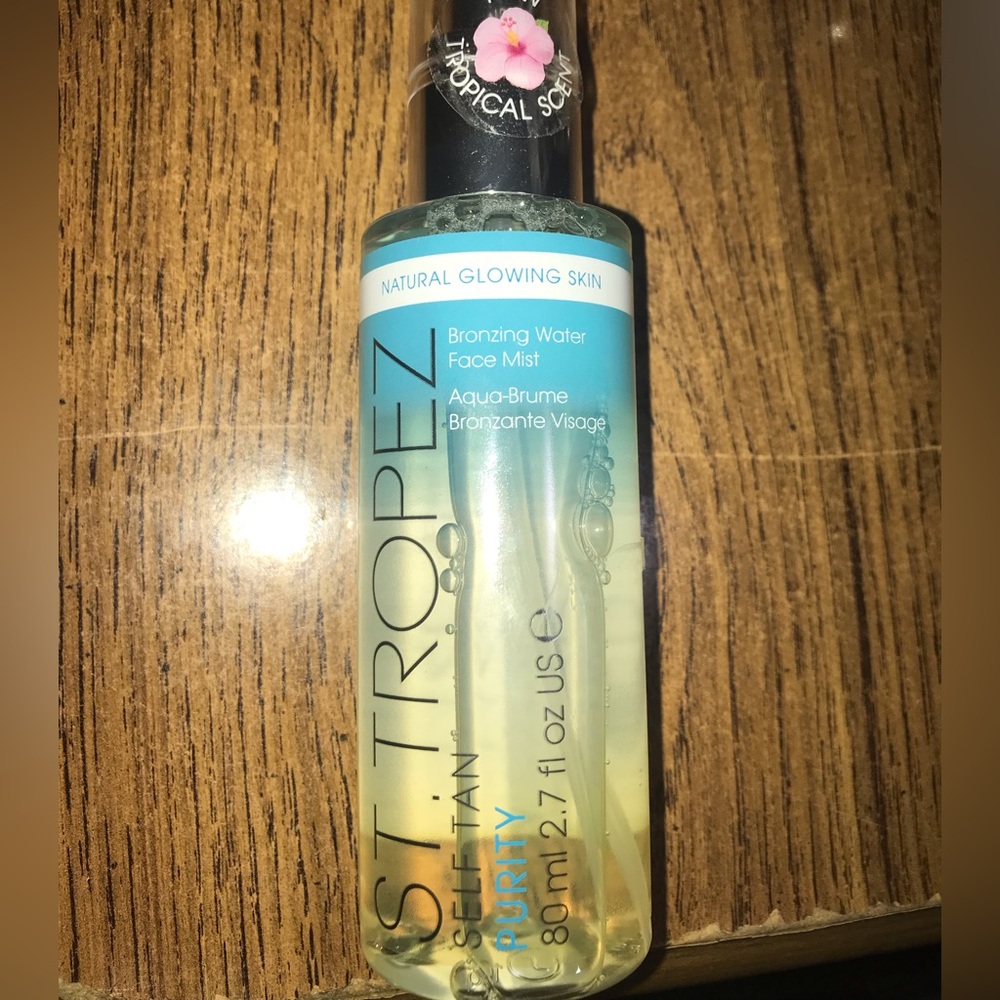 Self tan, bronzing water